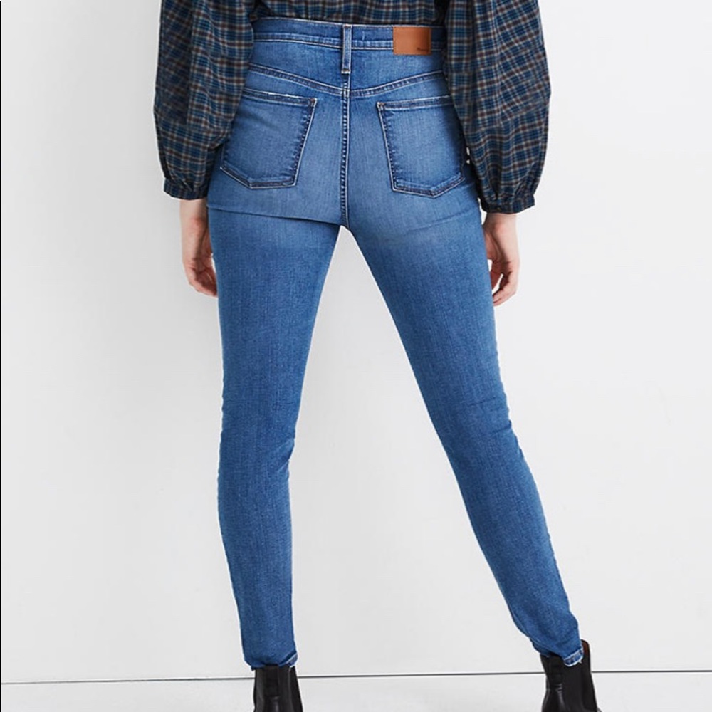 Madewell 11” High-rise skinny jeans sz 30